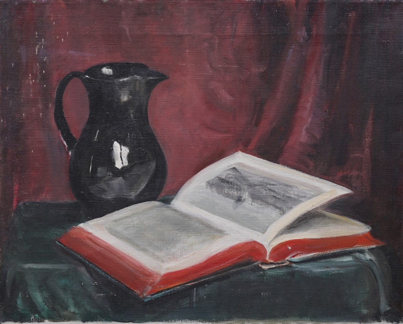 Rhoda Vava Mary Lecky, Lady Birley, Irish (1900-1981), 'Open Book with Jug'